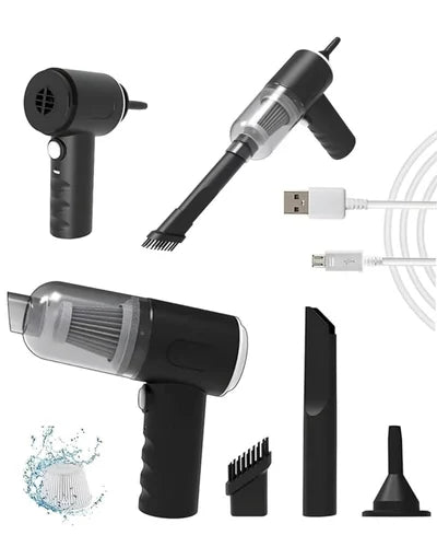 3 in 1: Portable vacuum cleaner with blower